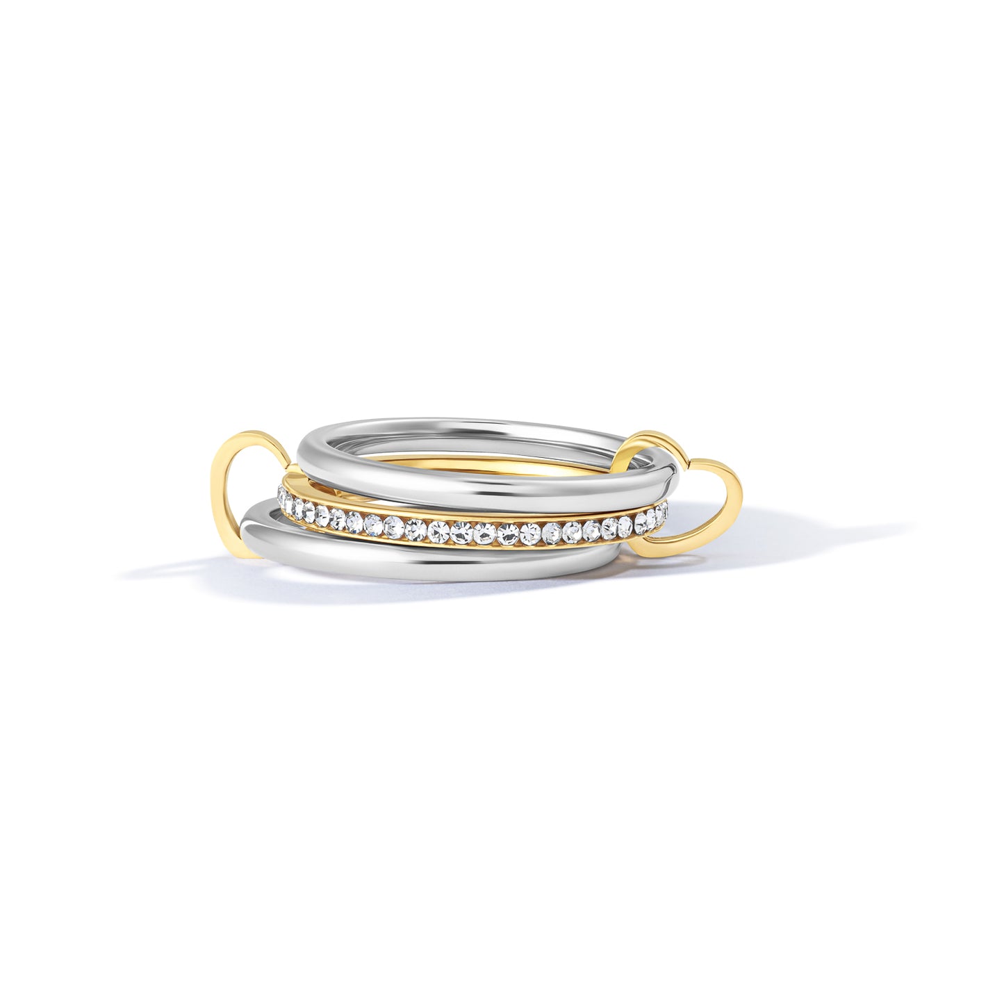 HEART TO HEART RING - MIXED METAL