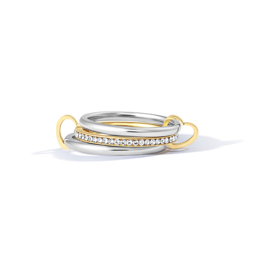 HEART TO HEART RING - MIXED METAL